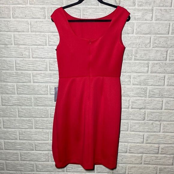 NWT MSRP $168 Vince Camuto Ruffled Sleeveless Sheath Dress Women's Size 10 - Picture 9 of 9